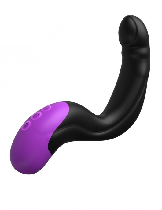 Черно-фиолетовый вибромассажёр простаты Hyper-Pulse P-Spot Massager - Pipedream - в Симферополе купить с доставкой