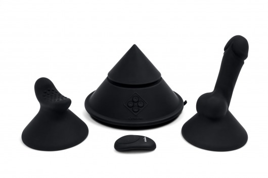 Конусный вибромассажер Cowgirl Cone с 2 насадками - CowGirl - купить с доставкой в Симферополе