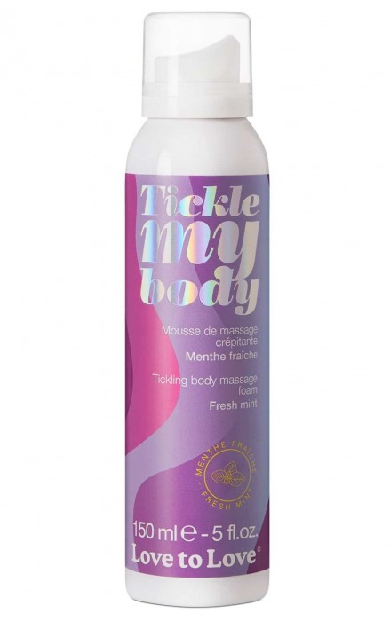 Массажная хрустящая пенка Tickle My Body Fresh Mint с ароматом мяты - 150 мл. - Love to Love - купить с доставкой в Симферополе