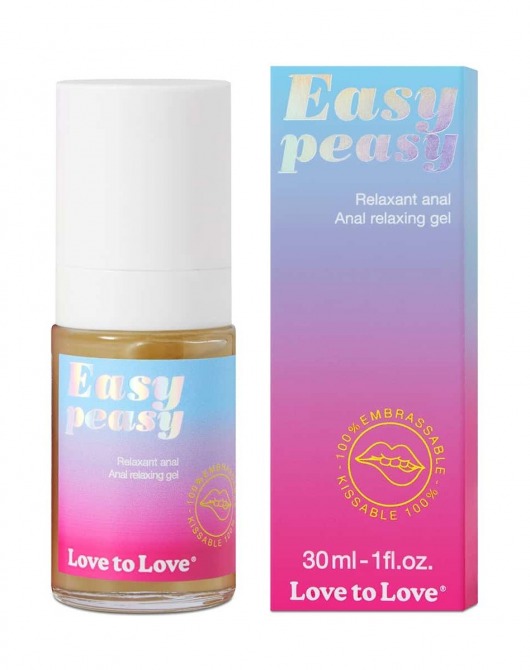 Анальный расслабляющий гель Easy Peasy - 30 мл. - Love to Love - купить с доставкой в Симферополе
