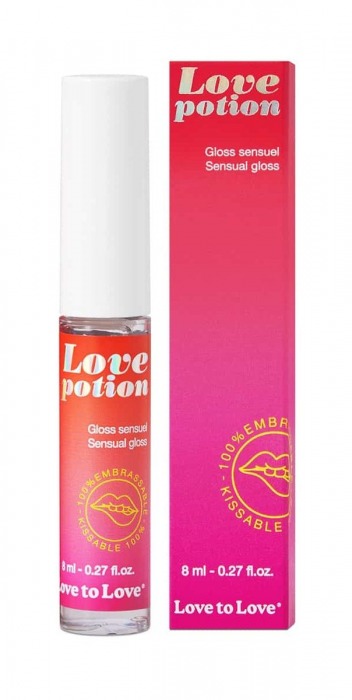 Возбуждающий блеск для губ Love Potion - 8 мл. - Love to Love - купить с доставкой в Симферополе