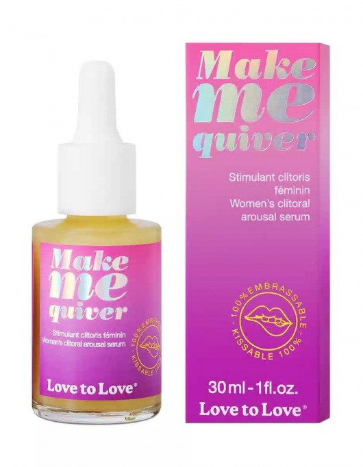Возбуждающие капли для клитора Make Me Quiver - 30 мл. - Love to Love - купить с доставкой в Симферополе
