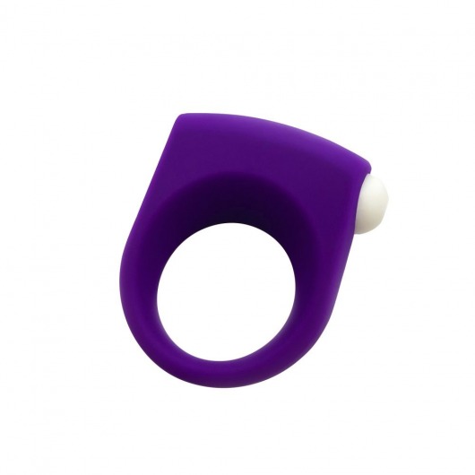 Фиолетовое эрекционное кольцо Puggle Vibrating Ring with Bullet - Adrien Lastic - в Симферополе купить с доставкой