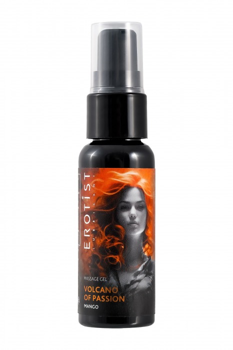 Гель с эффектом вибрации Volcano Of Passion со вкусом манго - 25 мл. - Erotist Lubricants - купить с доставкой в Симферополе