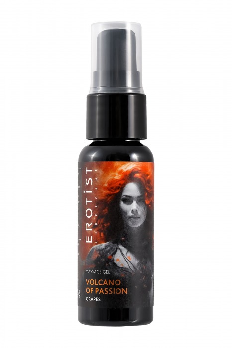 Гель с эффектом вибрации Volcano Of Passion со вкусом винограда - 25 мл. - Erotist Lubricants - купить с доставкой в Симферополе
