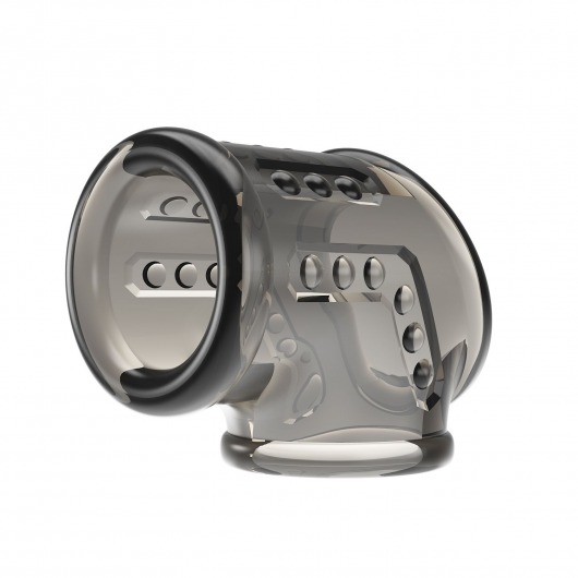 Дымчатая насадка на пенис и мошонку - Baile - в Симферополе купить с доставкой