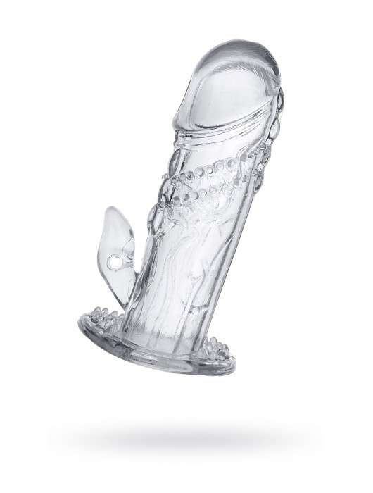 Прозрачная насадка на пенис Uco - 13 см. - A-toys - в Симферополе купить с доставкой