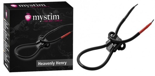 Эрекционное лассо для электростимуляции HEAVENLY HENRY - MyStim - купить с доставкой в Симферополе