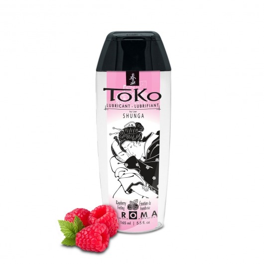 Интимная смазка TOKO Aroma Raspberry Feeling с ароматом малины - 165 мл. - Shunga - купить с доставкой в Симферополе