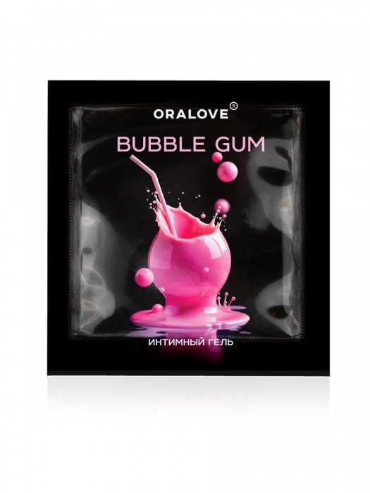 Саше съедобной оральной смазки OraLove с ароматом бабл-гам - 3 гр. - Биоритм - купить с доставкой в Симферополе
