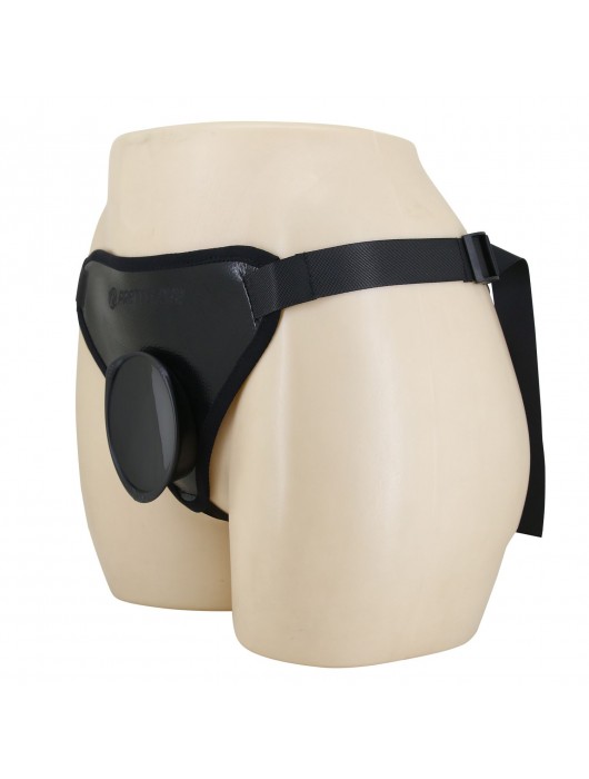 Черные трусики харнесс с платформой Caludio I - Baile - купить с доставкой в Симферополе