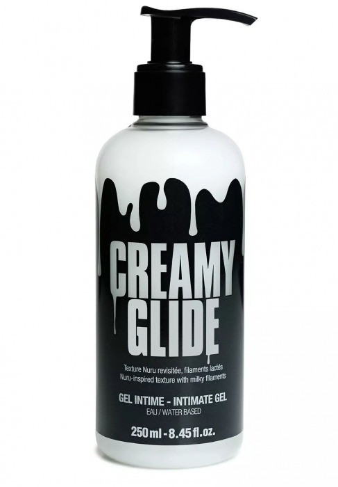 Лубрикант на водной основе Creamy Glide с консистенцией спермы - 250 мл. - Strap-on-me - купить с доставкой в Симферополе