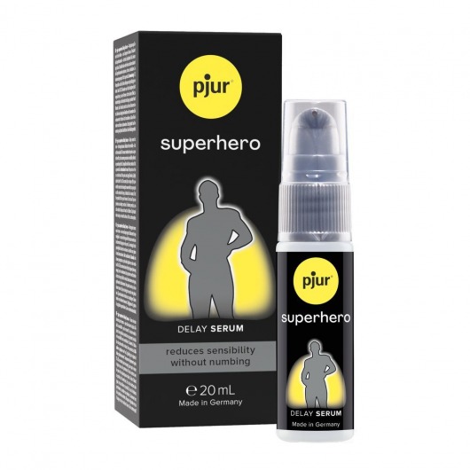 Пролонгатор-сыворотка pjur Superhero Delay Serum - 20 мл. - Pjur - купить с доставкой в Симферополе