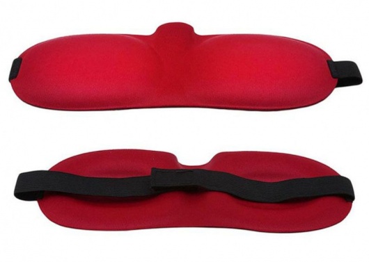 Красная глухая маска на резинке - Sitabella - купить с доставкой в Симферополе