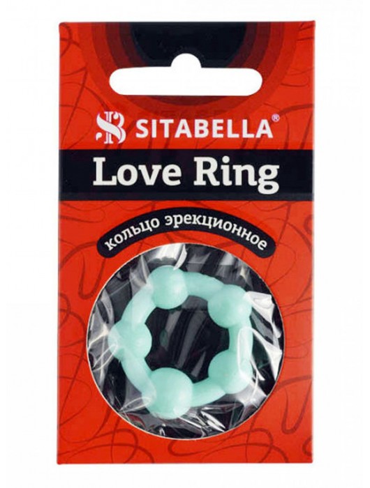 Цветное эрекционное кольцо с 5 бусинами Love Ring - Sitabella - в Симферополе купить с доставкой