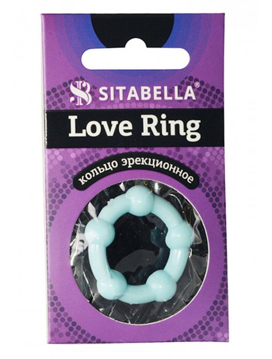 Цветное эрекционное кольцо Love Ring с бусинами - Sitabella - в Симферополе купить с доставкой