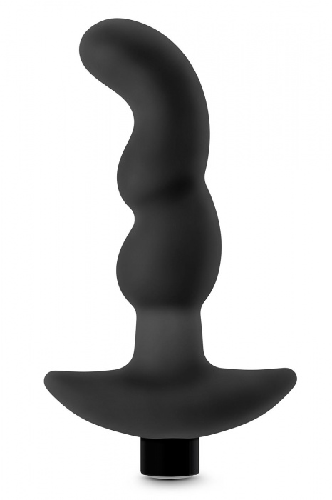 Черный вибромассажер простаты Prostate Massager 03 - 15,2 см. - Blush Novelties - в Симферополе купить с доставкой