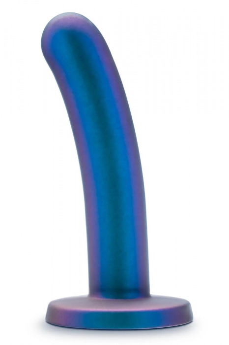 Синяя насадка с гладкой поверхностью Surrender 5.75 Inch Intermediate Pegging Dildo - 14,6 см. - Blush Novelties - купить с доставкой в Симферополе