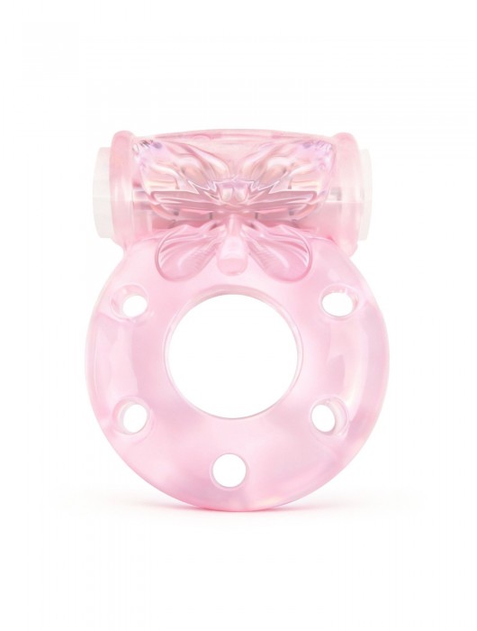 Розовое эрекционное виброкольцо с бабочкой - 1137 - в Симферополе купить с доставкой