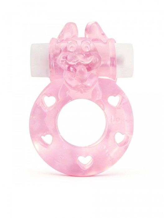 Розовое эрекционное виброкольцо в форме зайчика - 1137 - в Симферополе купить с доставкой