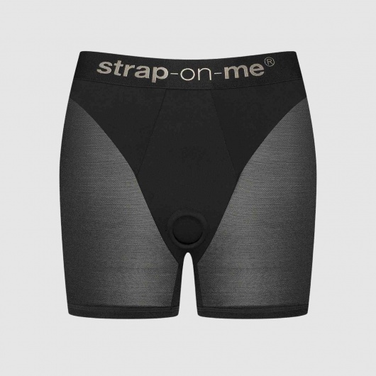 Трусики-шорты для фиксации насадок Strap-on-me Harness Lingerie Halo - size XL - Strap-on-me - купить с доставкой в Симферополе