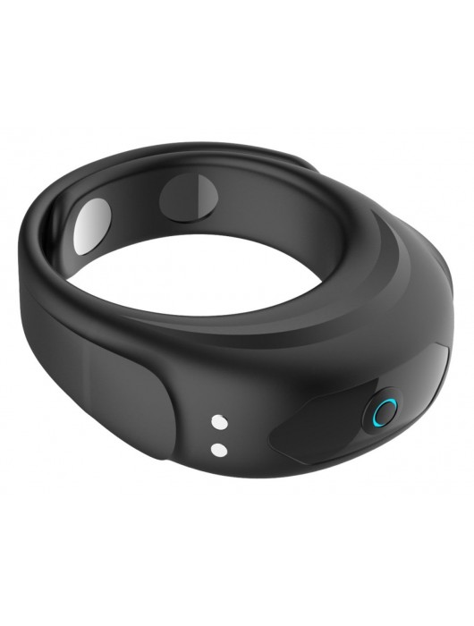 Черное эрекционное виброкольцо на ремешках - Boys of Toys - в Симферополе купить с доставкой