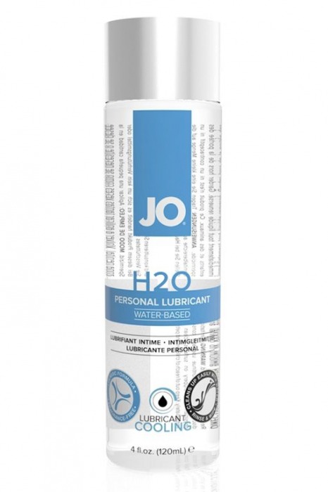 Охлаждающий лубрикант на водной основе JO Personal Lubricant H2O COOLING - 120 мл. - System JO - купить с доставкой в Симферополе