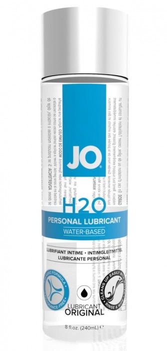 Нейтральный лубрикант на водной основе JO Personal Lubricant H2O - 240 мл. - System JO - купить с доставкой в Симферополе