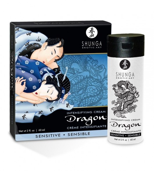 Интимный мужской крем SHUNGA DRAGON SENSITIVE - 60 мл. - Shunga - купить с доставкой в Симферополе