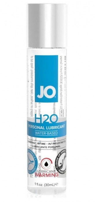 Возбуждающий лубрикант на водной основе JO Personal Lubricant H2O Warming - 30 мл. - System JO - купить с доставкой в Симферополе