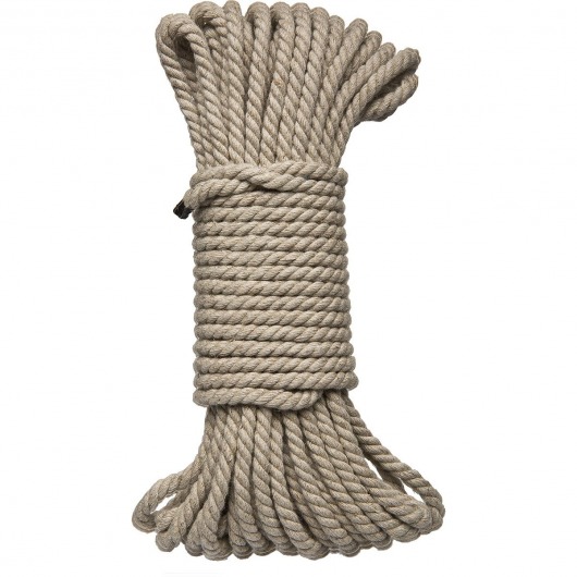 Бондажная пеньковая верёвка Kink Bind   Tie Hemp Bondage Rope 50 Ft - 15 м. - Doc Johnson - купить с доставкой в Симферополе