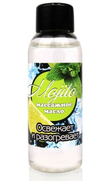 Массажное масло для тела Mojito с ароматом лайма - 50 мл. - Биоритм - купить с доставкой в Симферополе