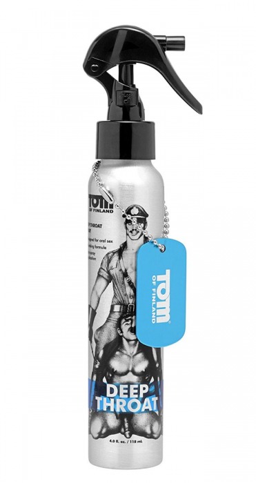 Спрей для лёгкого проникновения во время орального секса Tom of Finland Deep Throat Spray - 118 мл. - Доминирующее кольцо - купить с доставкой в Симферополе