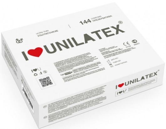 Ультратонкие презервативы Unilatex Ultra Thin - 144 шт. - Unilatex - купить с доставкой в Симферополе