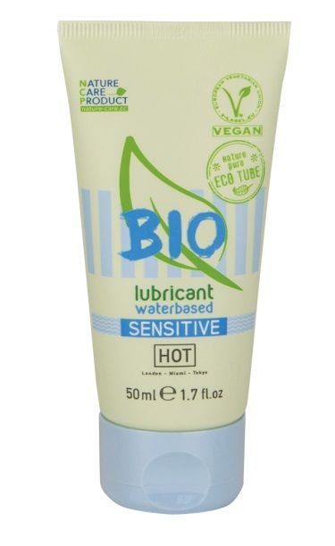 Органический лубрикант для чувствительной кожи Bio Sensitive - 50 мл. - HOT - купить с доставкой в Симферополе
