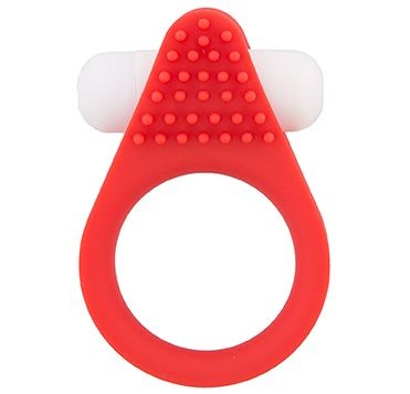 Красное эрекционное кольцо LIT-UP SILICONE STIMU RING 1 RED - Dream Toys - в Симферополе купить с доставкой