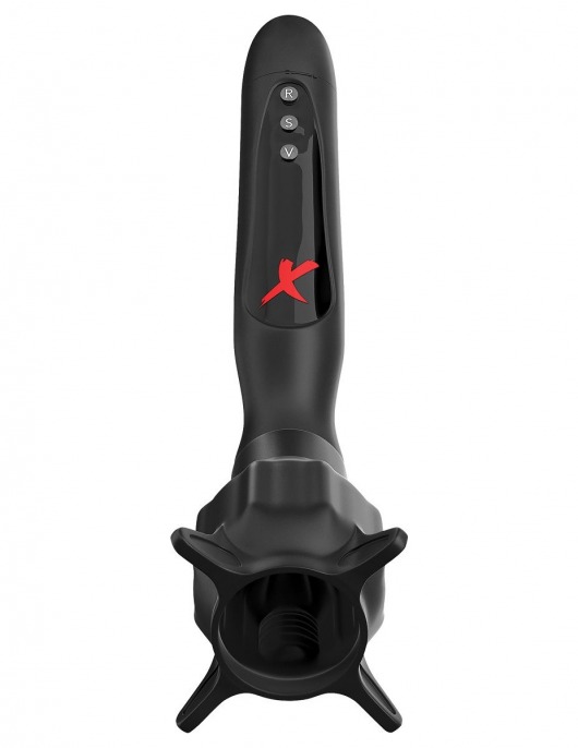 Чёрный вибростимулятор для головки члена с эффектом всасывания Vibrating Roto-Sucker - Pipedream - в Симферополе купить с доставкой
