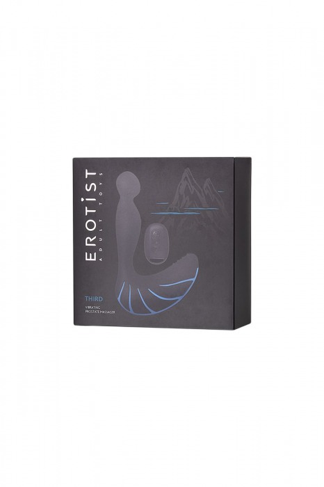 Чёрно-синий массажер простаты Erotist Third - Erotist Adult Toys - в Симферополе купить с доставкой Чёрно-синий массажер простаты Erotist Third - Erotist Adult Toys - в Симферополе купить с доставкой