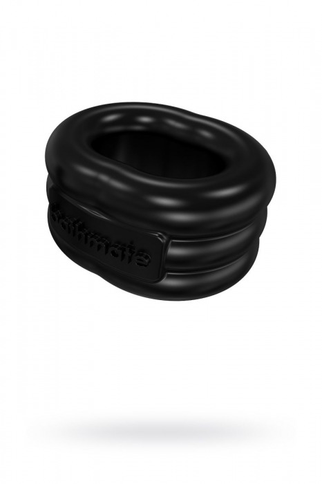 Чёрное эрекционное виброкольцо Stretch - Bathmate - в Симферополе купить с доставкой