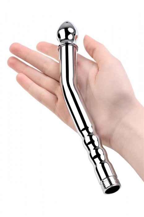 Металлический анальный душ с тремя насадками - ToyFa - купить с доставкой в Симферополе
