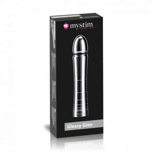 Фаллоимитатор для электростимуляции Glossy Glen Dildo - 14 см. - MyStim - купить с доставкой в Симферополе