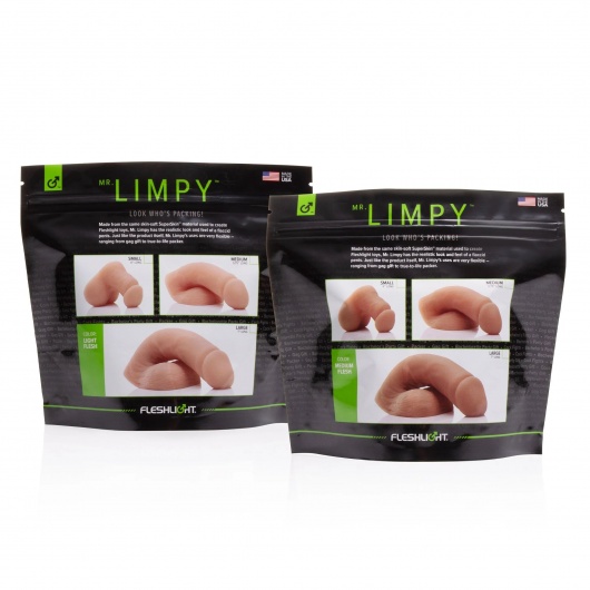 Мягкий имитатор пениса Fleshtone Limpy большого размера - 21,6 см. - Fleshlight - купить с доставкой в Симферополе