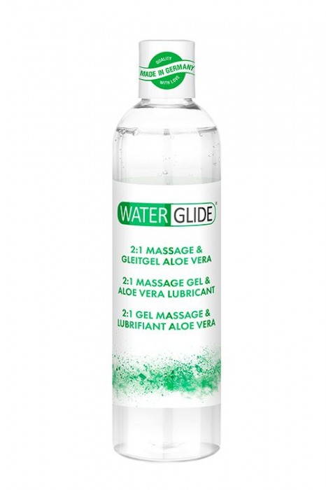 Гель-смазка 2-в-1 MASSAGE   LUBRICANT ALOE VERA - 300 мл. - Waterglide - купить с доставкой в Симферополе