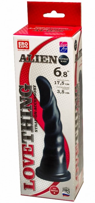 Насадка для трусиков харнесс Alien - 17,5 см. - LOVETOY (А-Полимер) - купить с доставкой в Симферополе