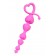 Розовая силиконовая анальная цепочка Sweety - 18,5 см. - ToyFa в Симферополе Розовая силиконовая анальная цепочка Sweety - 18,5 см. - ToyFa