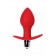 Красная анальная вибровтулка Glam - 9,7 см. - ToyFa в Симферополе Красная анальная вибровтулка Glam - 9,7 см. - ToyFa