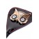 Чёрный стек с совой на кожаном наконечнике - 24 см. - ToyFa - купить с доставкой в Симферополе