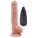 Телесный вибратор с мошонкой на присоске Extra Fun Vibrating Dildo - 23,5 см. - Chisa купить в Симферополе с доставкой в Orgasmix.ru Телесный вибратор с мошонкой на присоске Extra Fun Vibrating Dildo - 23,5 см. - Chisa