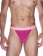 Ярко-розовые трусы-тонги на широком поясе - La Blinque купить с доставкой Ярко-розовые трусы-тонги на широком поясе - La Blinque купить с доставкой