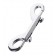 Серебристый двухсторонний карабин TOYFA Metal - ToyFa - купить с доставкой в Симферополе